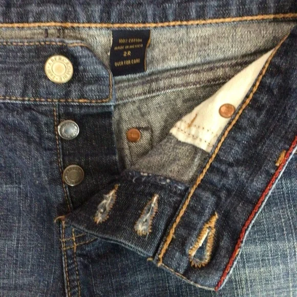 Abercrombie & Fitch Boot Cut Medium Wash Blue Denim Jeans - Size 2 Regular - Picture 8 of 9